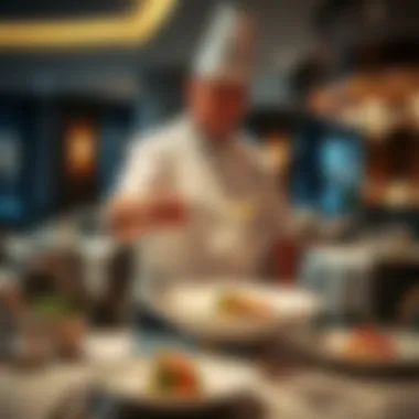 Signature Creations from Dubai's Culinary Masters Chef showcasing a signature dish at a top restaurant