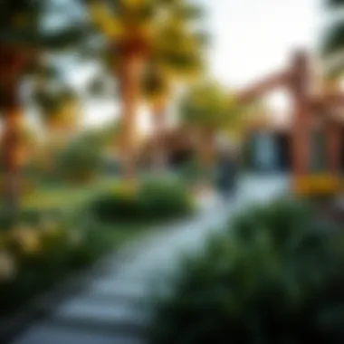 Lush landscapes and community spaces in Mira Estate