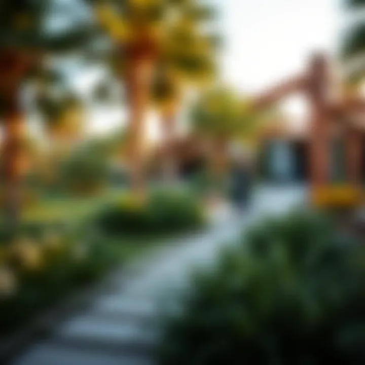 Lush landscapes and community spaces in Mira Estate