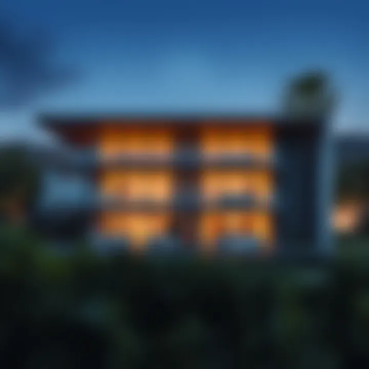 Modern architectural design in Mira Estate