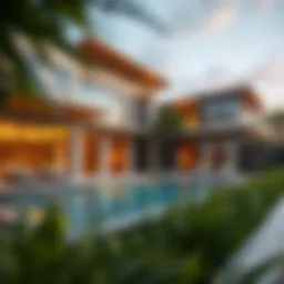 Stunning architectural design of Mirage Residence