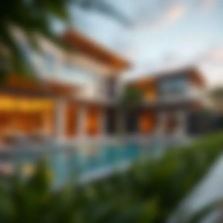 Stunning architectural design of Mirage Residence