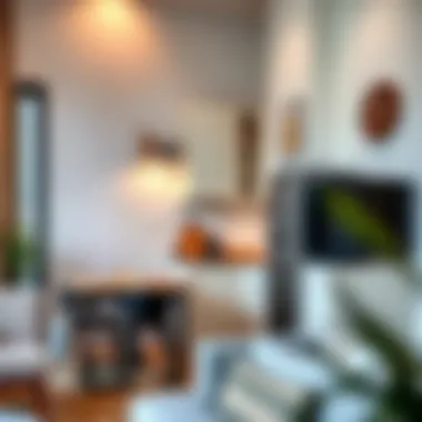 Cozy kitchen area in a rental studio