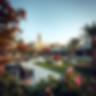 A peaceful park area in Mohammed Bin Zayed City ideal for relaxation and community gatherings