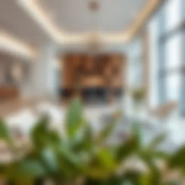 Interior design elements of Opus