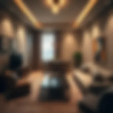 Cozy atmosphere in a fully furnished partition room