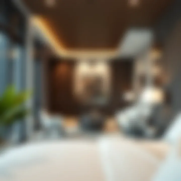 Modern interior of a Rashidiya partition room showcasing functional space