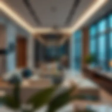 Luxurious interior of a modern apartment in Rawdat Al Warqa