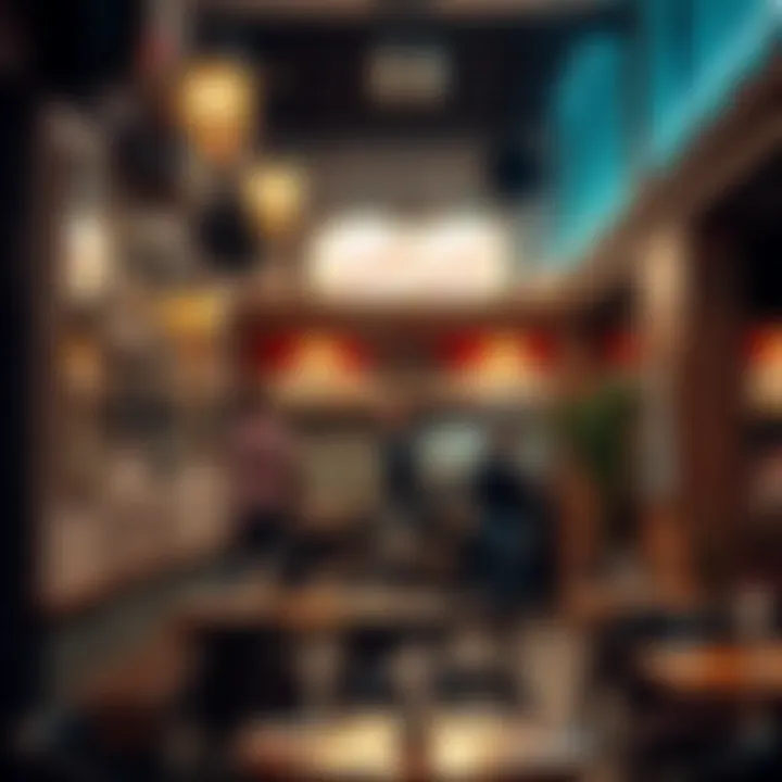 Cozy atmosphere of a local restaurant in Karama