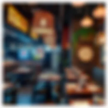 Diverse culinary offerings in Karama