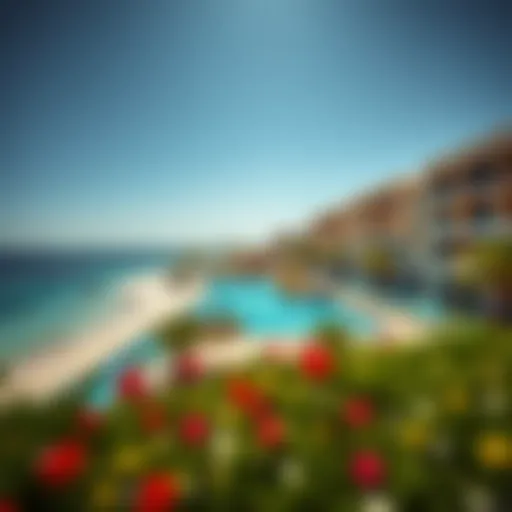 Luxurious beachfront resort in Dubai with panoramic ocean views