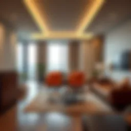 A modern apartment interior showcasing rental potential in Dubai