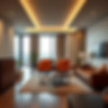 A modern apartment interior showcasing rental potential in Dubai