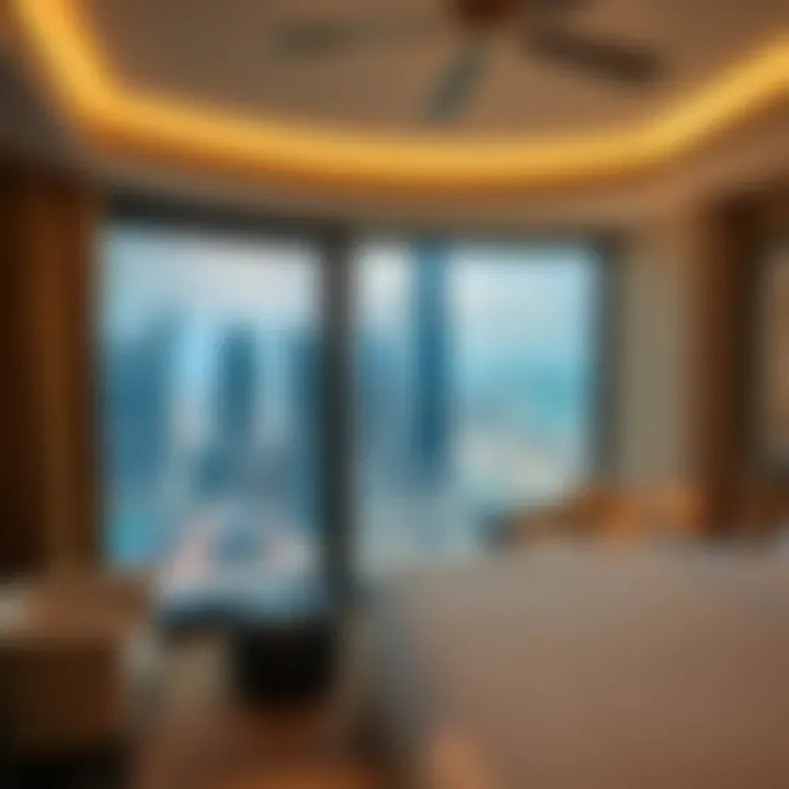 Stunning skyline view from DIFC room