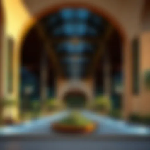 Architectural design of Roxy Al Khawaneej Walk showcasing modern lines and eco-friendly elements