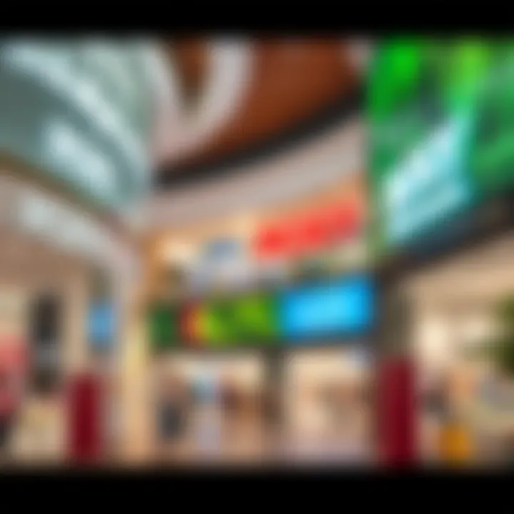Retail experience at Roxy Al Khawaneej Walk featuring diverse shopping options