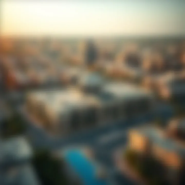 Aerial view of a Sobha community in Dubai