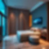 Contemporary studio flat design in Deira