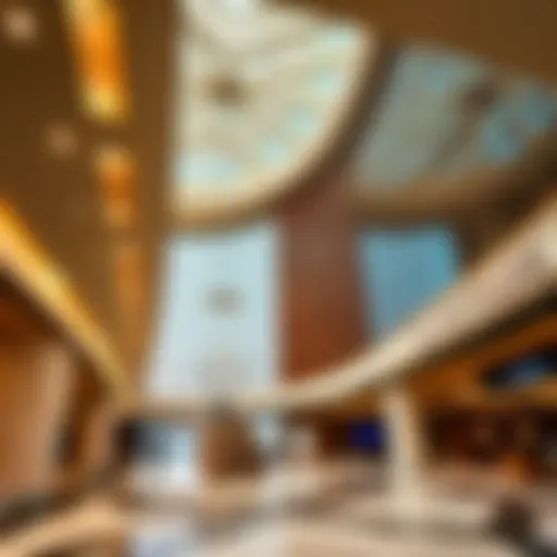 Architectural details of the Al Futtaim Building