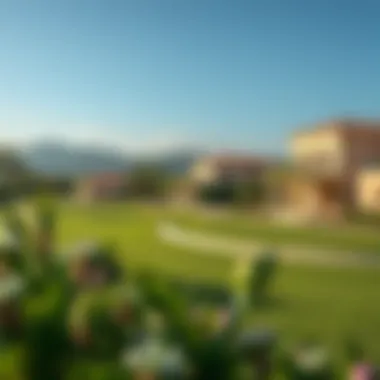 Serene Landscape of Al Habtoor Community Lush landscape surrounding Al Habtoor villas enhancing lifestyle