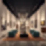 A stunning contemporary art installation in a Dubai gallery