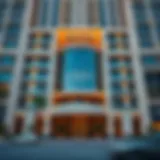 Stunning facade of the Badri Building showcasing modern architecture