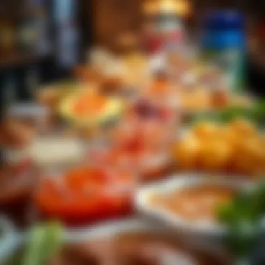 Variety of Sauces Enhancing the Shawarma Experience An array of sauces and toppings served alongside shawarma