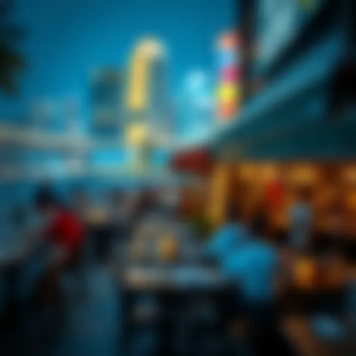 Vibrant dining scene at JBR Walk