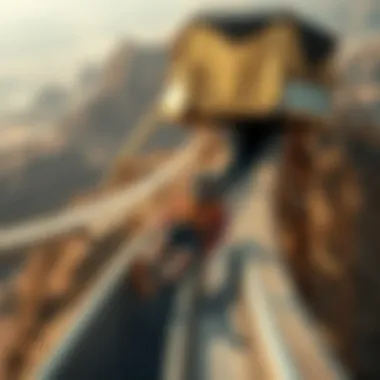 Adventurer soaring down the Jebel Jais Slider