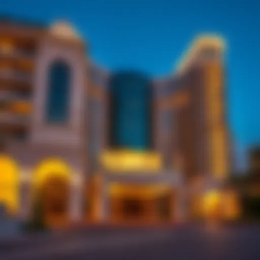 Stunning exterior view of The Lana Dorchester showcasing its architectural brilliance