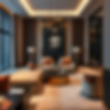 Bespoke Interior Design at The Lana Dorchester Luxurious interior space highlighting bespoke design elements