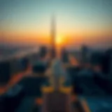 Stunning skyline view showcasing the Maze Tower against Dubai's horizon