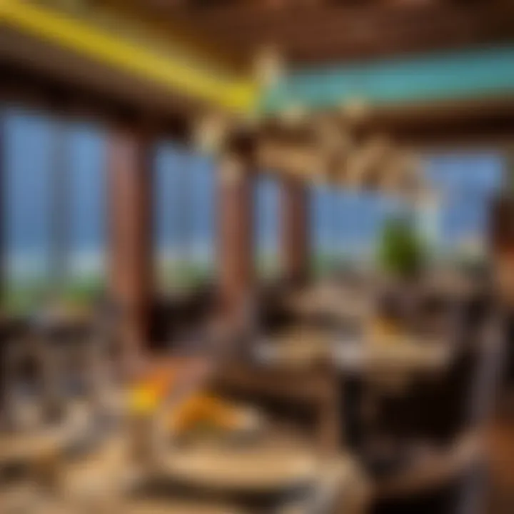 Gourmet Dining Experience at Melia Desert Palm Exquisite dining setting with gourmet offerings