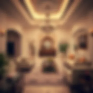 Exquisite Villas in Palm Jumeirah Lavish interior of a high-end villa in Palm Jumeirah
