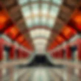 Elegant Red Line Metro station architecture