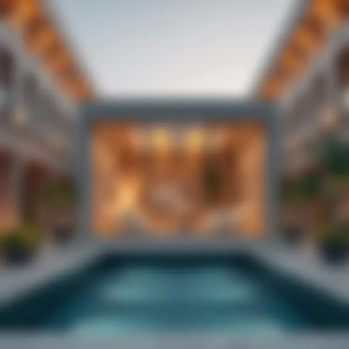 Architectural marvel of a Space Box structure