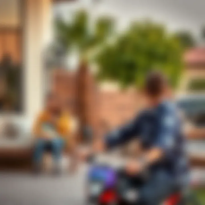 Vibrant community life within The Valley showcasing diverse lifestyles