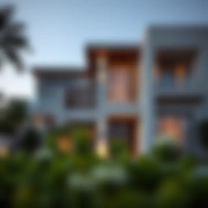 Modern Villa Architecture in Rashidiya Stunning villa architecture in Rashidiya showcasing modern design elements