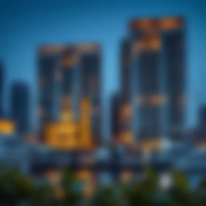 Luxurious real estate overlooking the marina