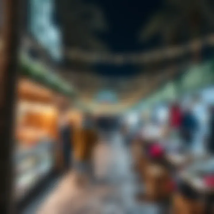 Exciting winter activities at a Dubai outdoor market