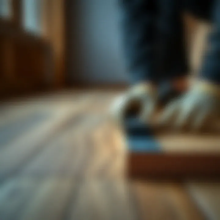 Mastering Parquet Installation Techniques Close-up of wooden parquet installation techniques