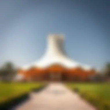 Innovative architectural design of the pavilion at Expo Dubai City