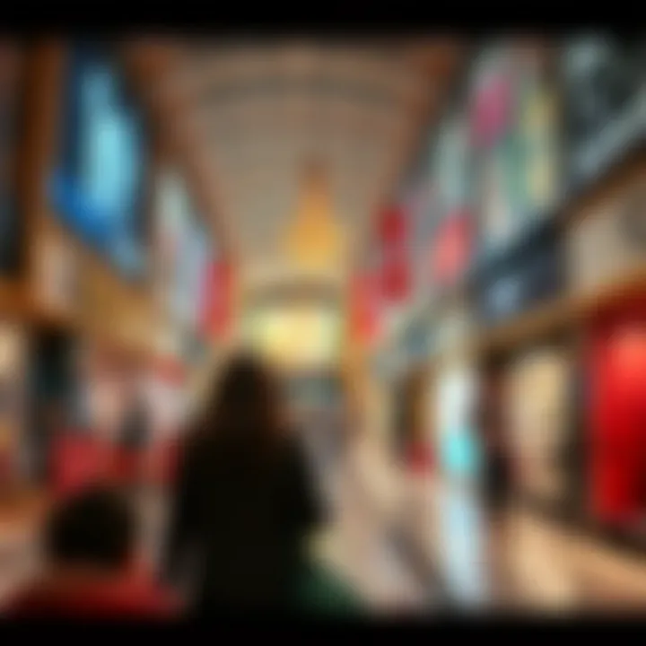 Diverse Retail Experiences at Festival City Vibrant shopping scene with a variety of stores at Festival City