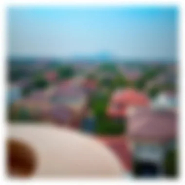 A Scenic View of a Neighborhood in Dubai View of Dubai neighborhood