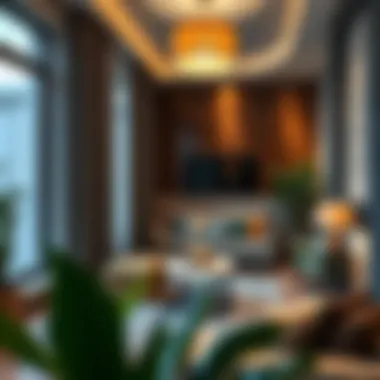 Stylish Amenities in a Family Room for Rent Stylish family room amenities