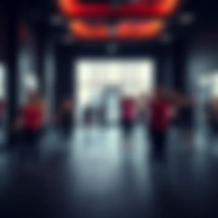 Fitness Class at Fit Gym Group fitness class in action at Fit Gym