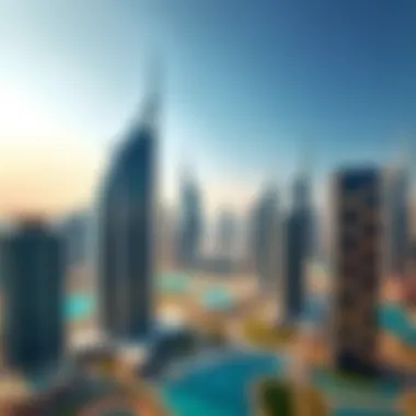 Panoramic skyline view showcasing Forte Tower 2