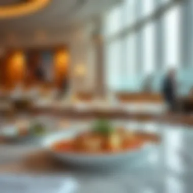 A beautifully plated signature dish from a top restaurant