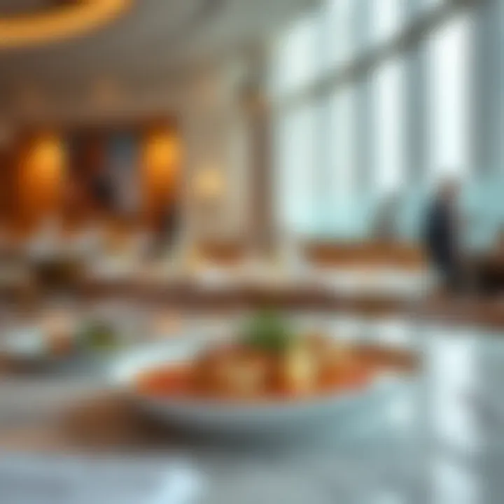 A beautifully plated signature dish from a top restaurant