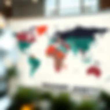 A world map highlighting regions with the highest salary potentials